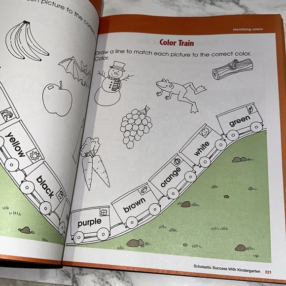Scholastic Kindergarten Workbook - Yellow and Blue - Picture 13 of 17